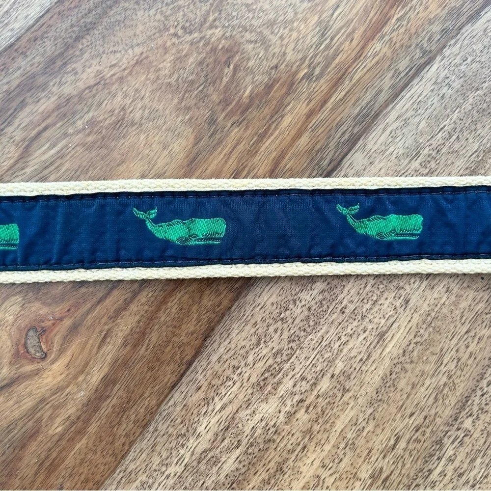 Vintage men’s whale ribbon rope belt